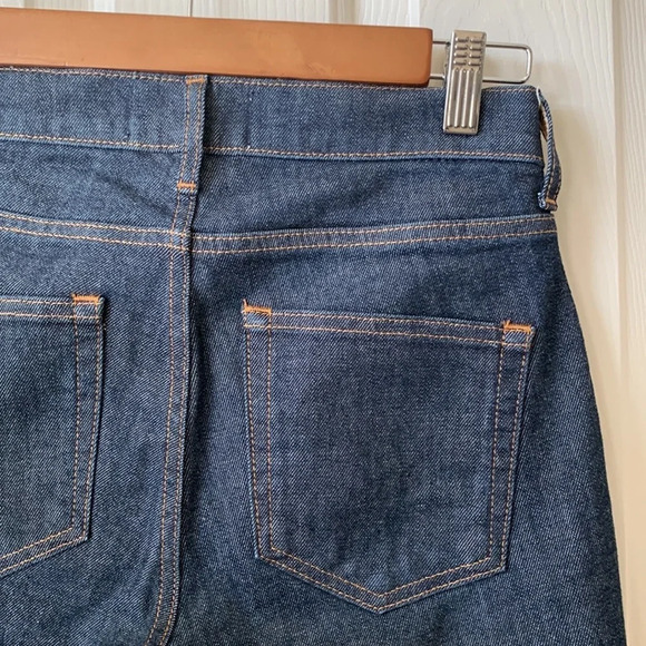 Everlane The Mid-rise Skinny denim Jeans Ankle crop size 25 in Dark Indigo - Picture 9 of 16